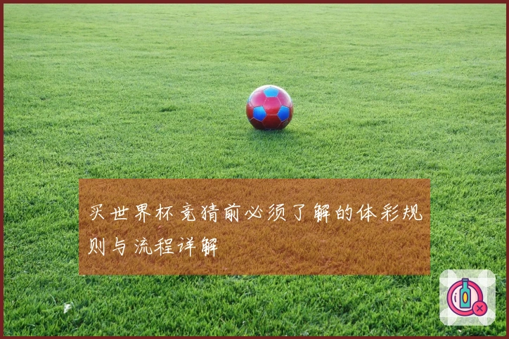 买世界杯竞猜前必须了解的体彩规则与流程详解